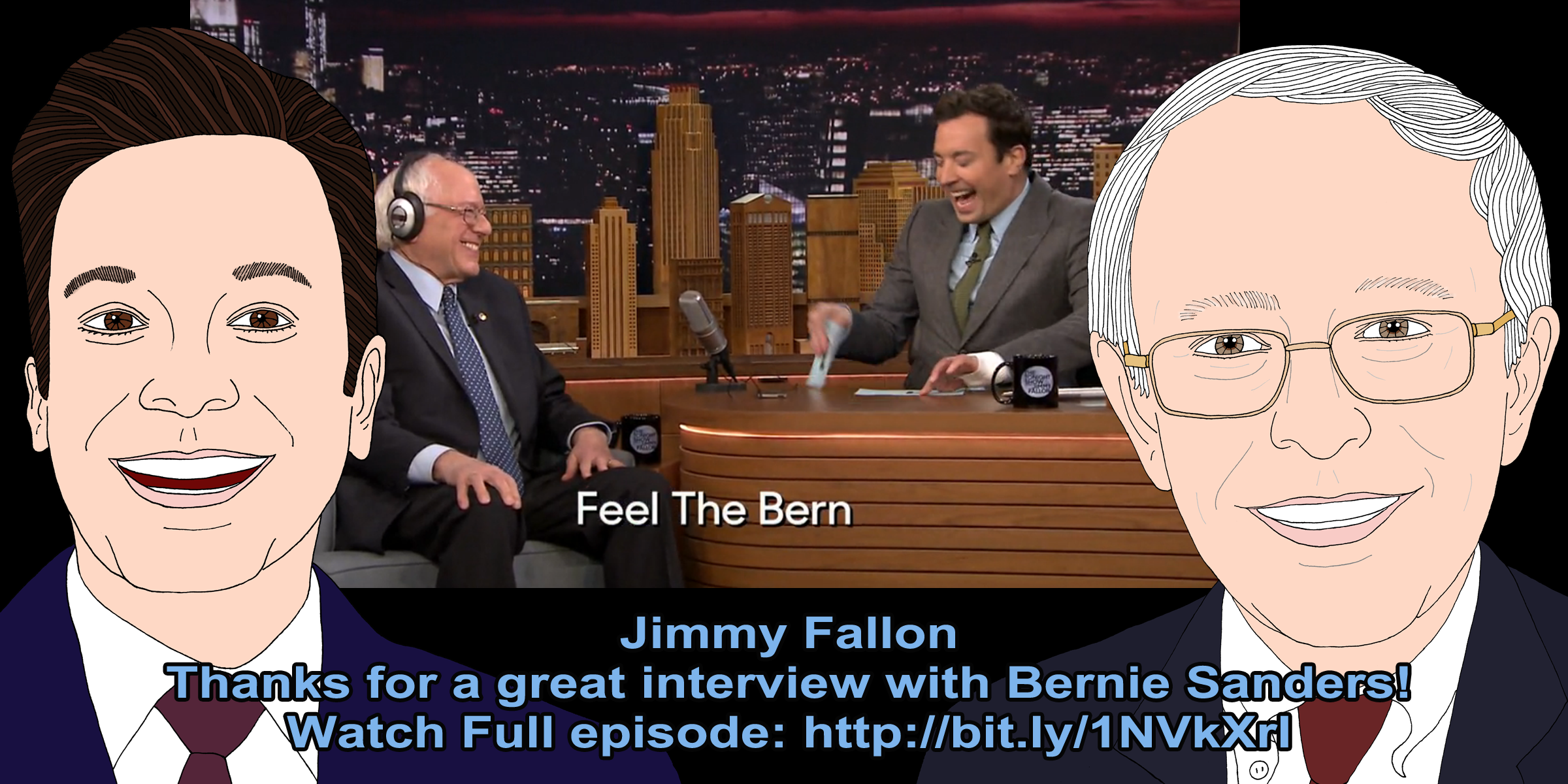 Jimmy Fallon for Bernie Sanders