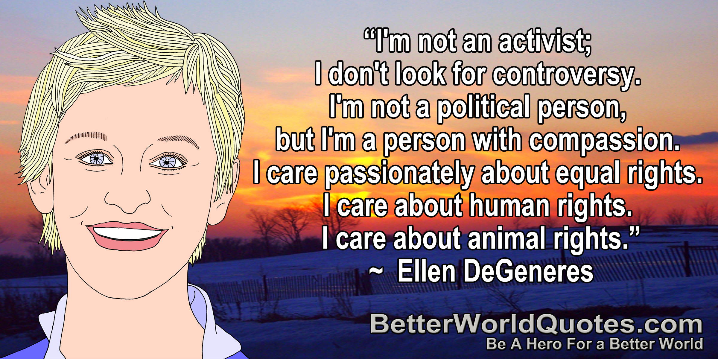 Ellen DeGeneres on Human Rights