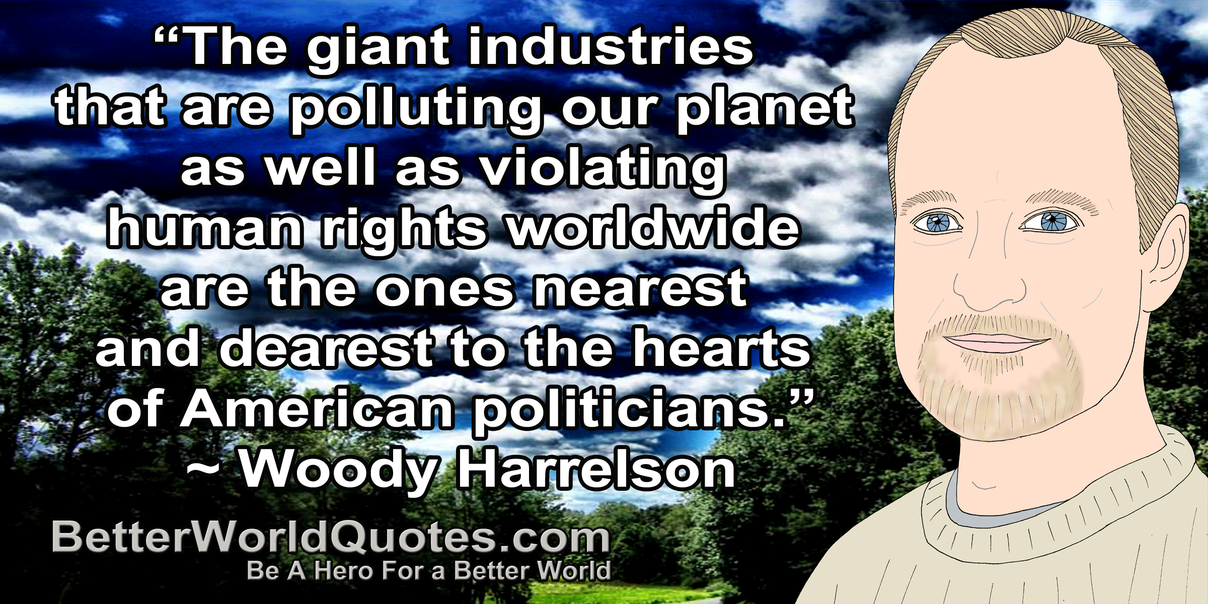 Woody Harrelson on Human Rights