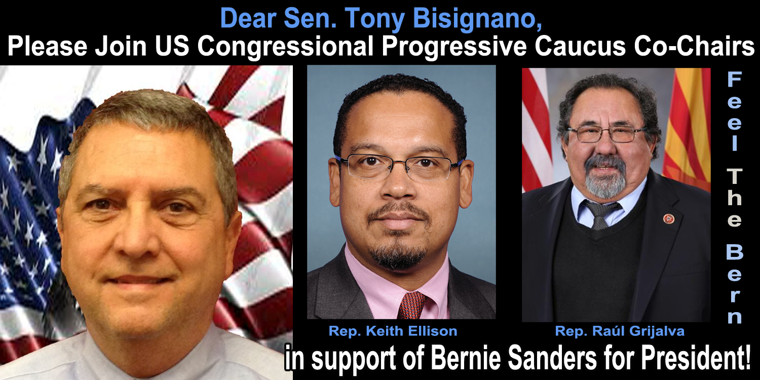Iowa Senator Tony Bisignano for Bernie Sanders for President 2016